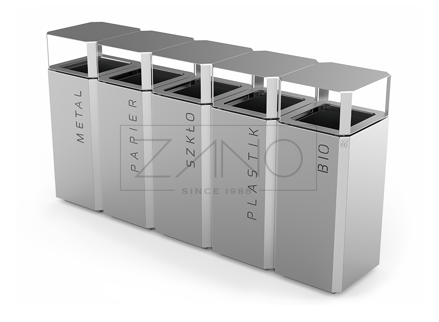 Recycling bin Stilo 15.548.1