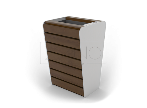 Trash bin with ashtray Soft 03.012.2