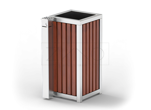 Trash bin with ashtray Altus 03.052.03