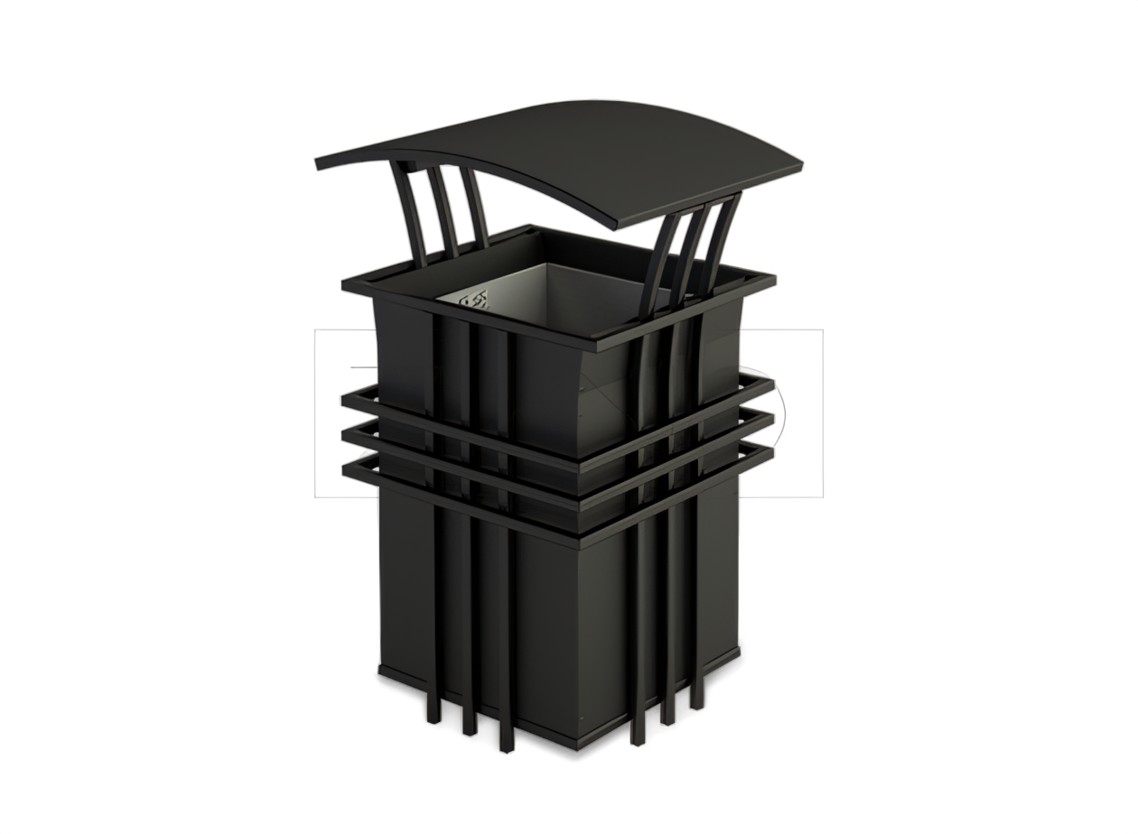 Poubelle Art Nouveau 03.040