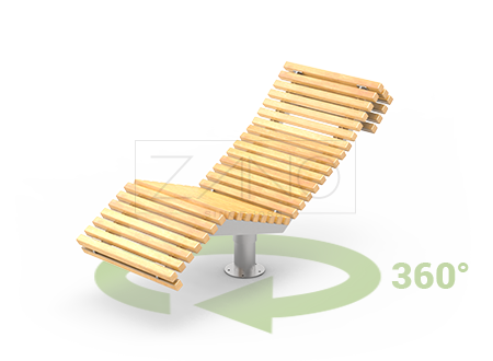 Swivel lounger Flash 02.525