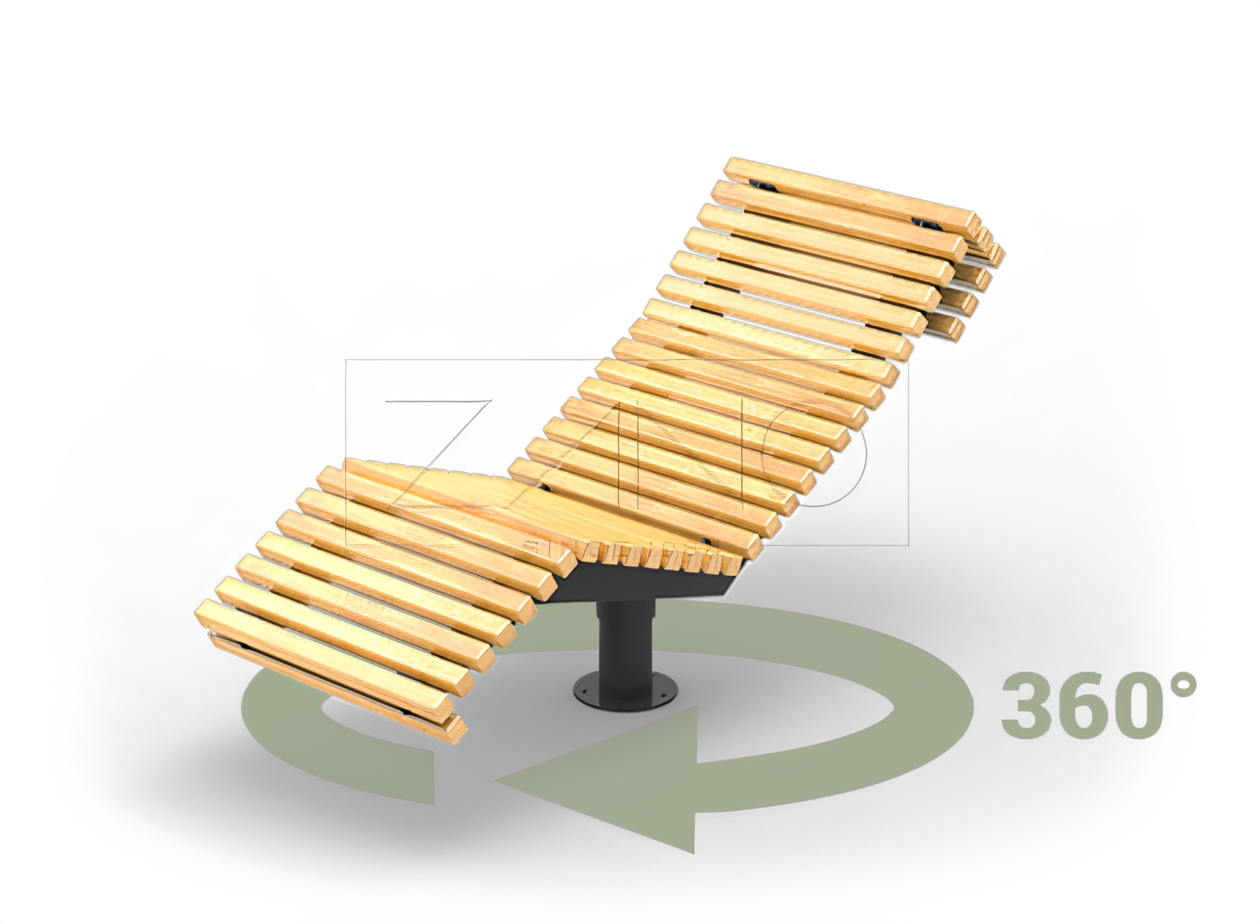 Swivel lounger Flash 02.525