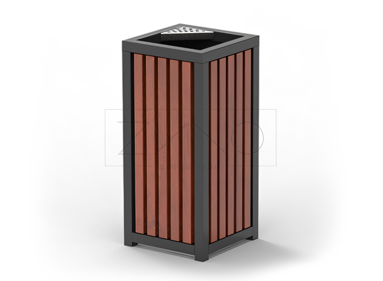 Trash bin with ashtray Altus 03.052.02