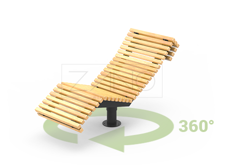 Swivel lounger Flash 02.525