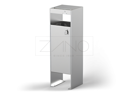 Waste bin with ashtray Simple 03.061.1