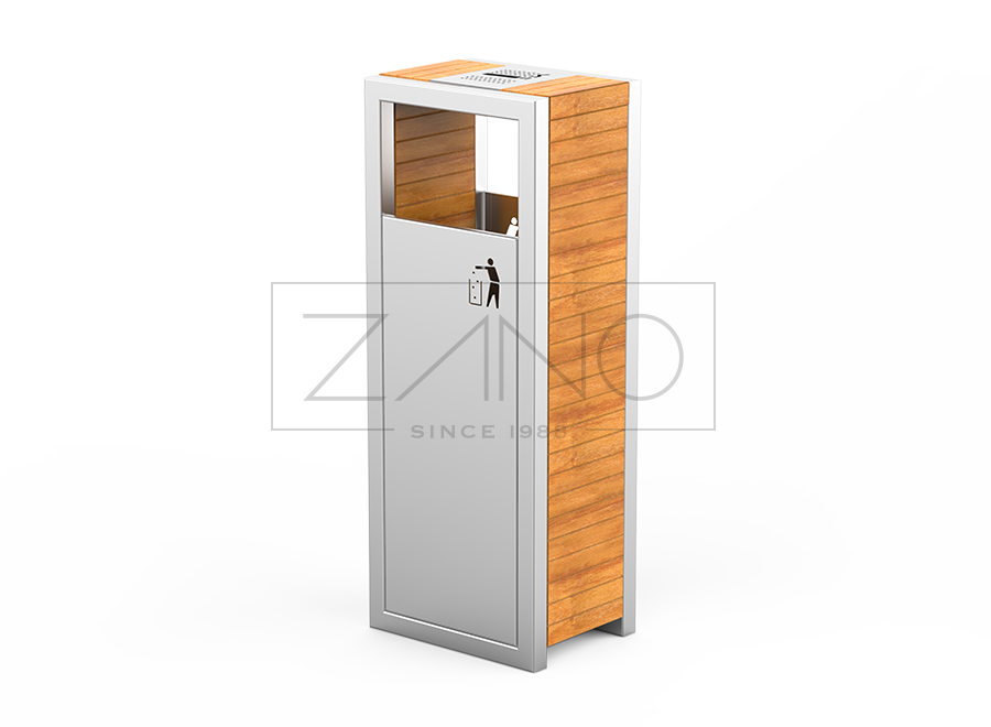 Pavo Litter Bin with ashtray 03.063.2