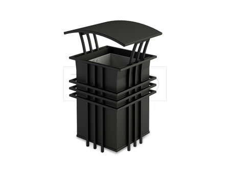 Art Nouveau Litter Bin 03.040