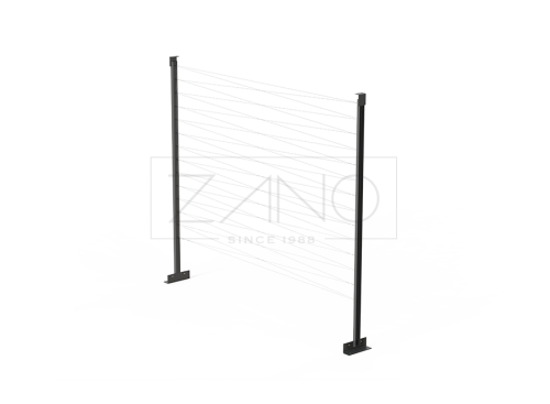 Pergola - wall with steel cables 3 m 22.201.2