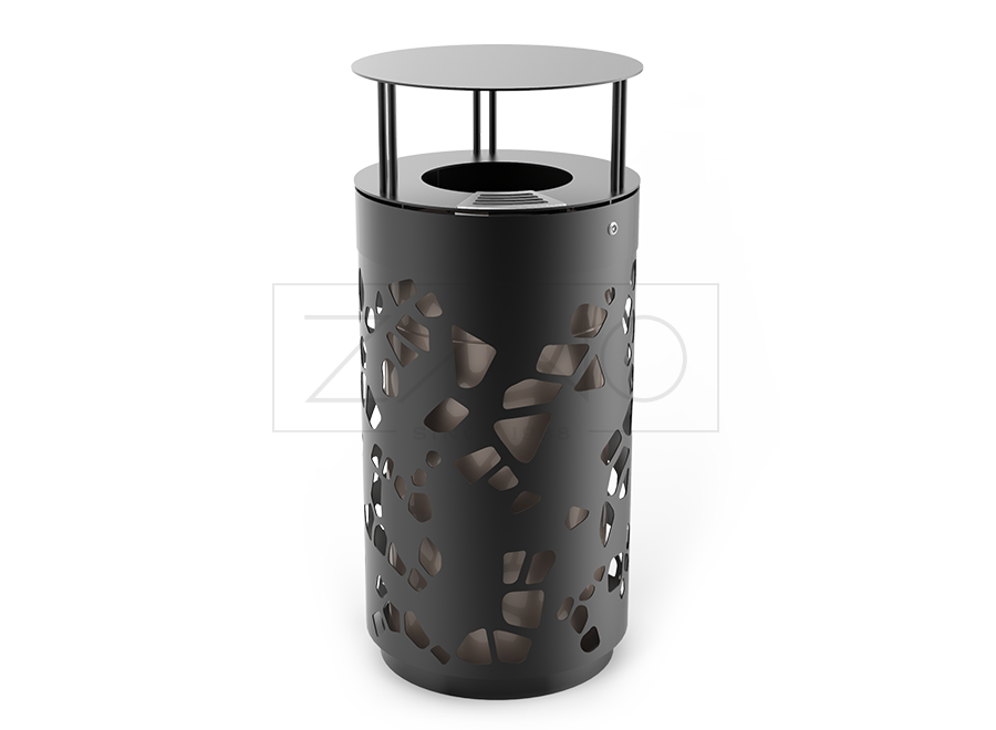 Basket with ashtray Tubus 03.053.11