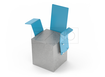 Concrete seat C-block 02.451.1