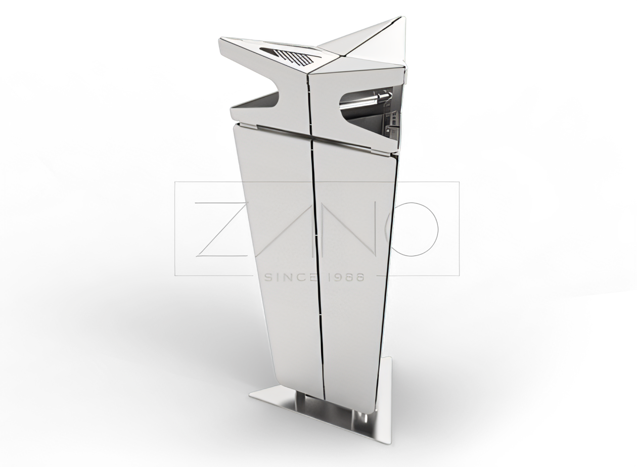 Trash bin with ashtray Jester 03.059.1