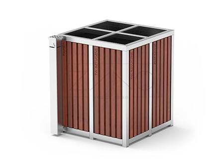 Recycling bin with ashtray Altus 15.652.3