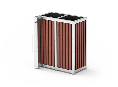Altus recyckling bin with ashtray 15.252.3