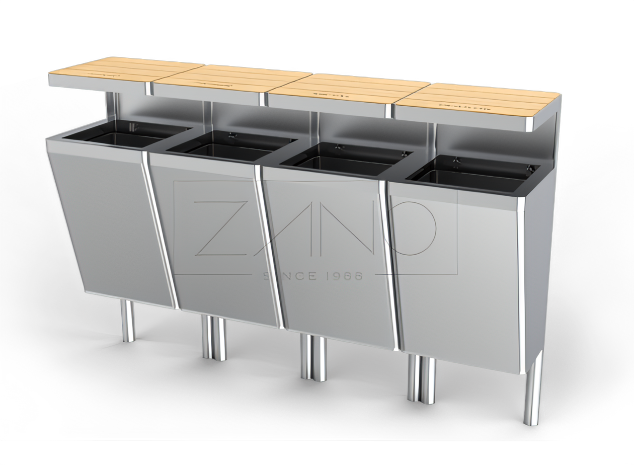 Poubelle Scandik de recyclage 15.446